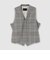 GRAIN PLAID EMSEMBLE VEST