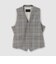 GRAIN PLAID EMSEMBLE VEST