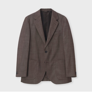 WOOL SILK CHAMBRAY  JACKET [ウールシルク シャンブレージャケット]
