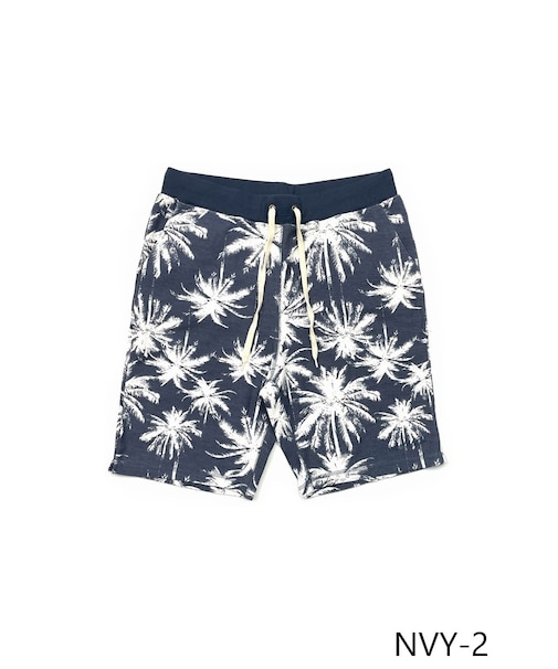 FLEECE PRINT SHORTS
