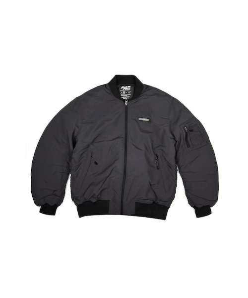 【激レア】Passcode ブラック MA-1ジャケット L パスコード mtmodelist（エムティーモデリスト）ボアカラー付き グログラン