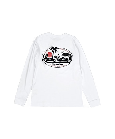 OVAL CHAIN STITCH×PRINT LS TEE