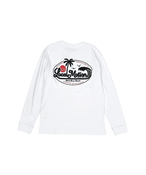 OVAL CHAIN STITCH×PRINT LS TEE
