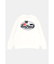 OVAL CHAIN STITCH×PRINT SWEAT