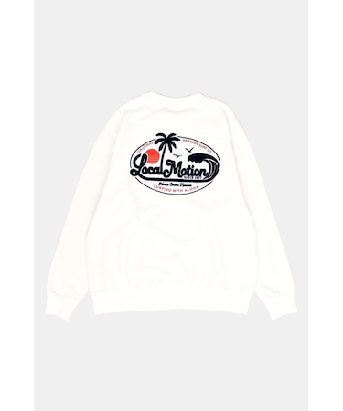 OVAL CHAIN STITCH×PRINT SWEAT