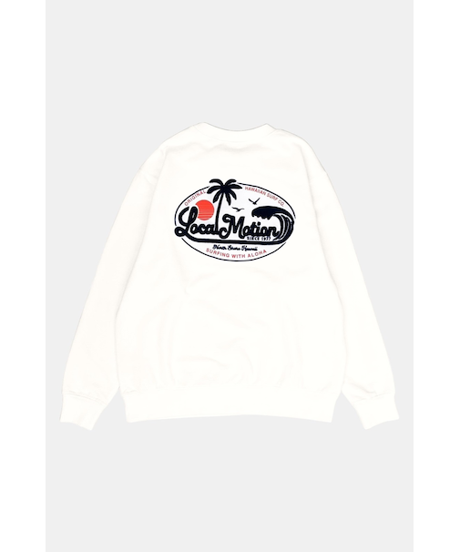 OVAL CHAIN STITCH×PRINT SWEAT