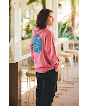 DENIM PATCH HOODIE