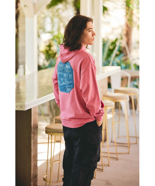 DENIM PATCH HOODIE