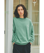 DENIM PATCH SWEAT