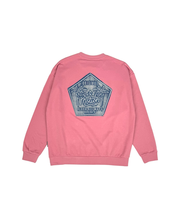 DENIM PATCH SWEAT