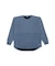 DENIM BONDING CREW SWEAT