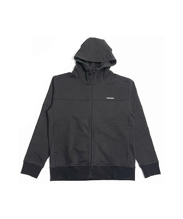 DENIM BONDING ZIP PARKER