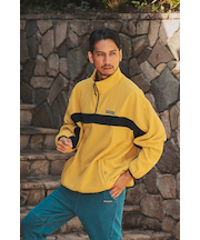 HALF ZIP FLEECE PARKA