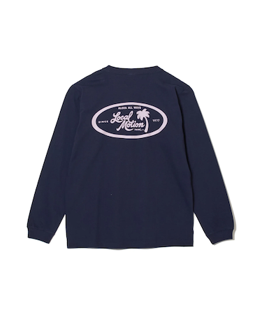 ｵｰﾊﾞﾙ 長袖Tｼｬﾂ