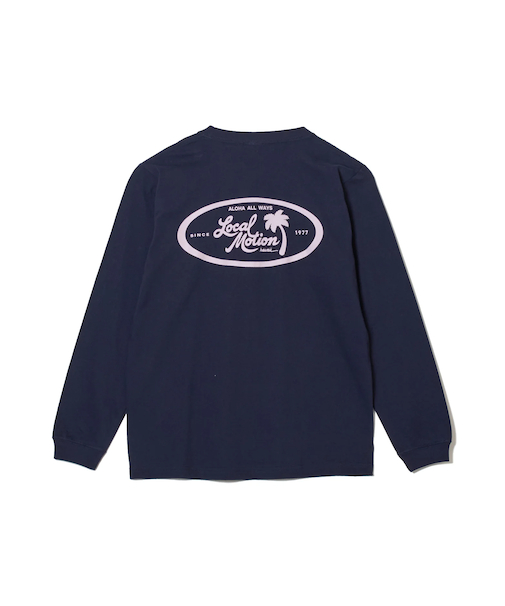 ｵｰﾊﾞﾙ 長袖Tｼｬﾂ