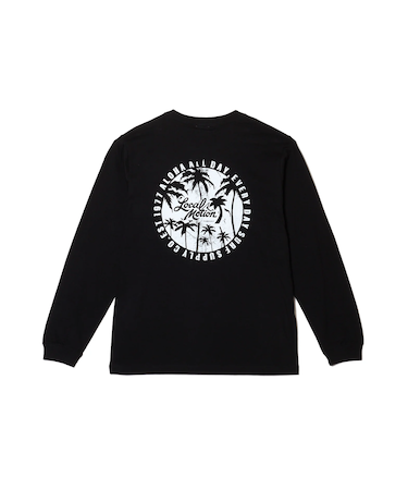 パームサークル長袖Tシャツ