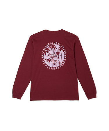 パームサークル長袖Tシャツ