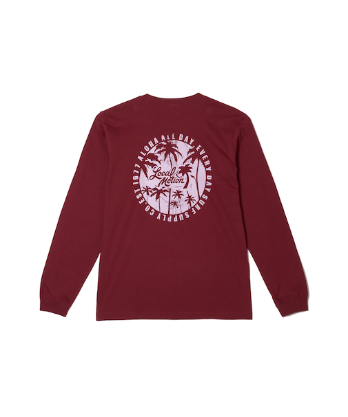 パームサークル長袖Tシャツ