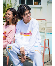 ﾌﾛﾝﾄﾗｲﾝﾌﾟﾘﾝﾄ長袖Tｼｬﾂ