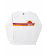 ﾌﾛﾝﾄﾗｲﾝﾌﾟﾘﾝﾄ長袖Tｼｬﾂ