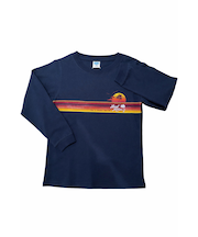 ﾌﾛﾝﾄﾗｲﾝﾌﾟﾘﾝﾄ長袖Tｼｬﾂ