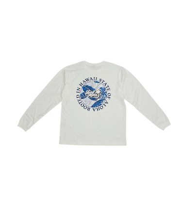 ﾌﾛﾝﾄﾗｲﾝﾌﾟﾘﾝﾄ長袖Tｼｬﾂ