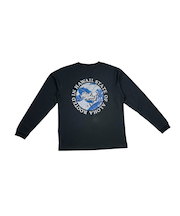 ﾌﾛﾝﾄﾗｲﾝﾌﾟﾘﾝﾄ長袖Tｼｬﾂ