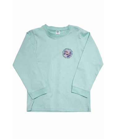 ﾌﾛﾝﾄﾗｲﾝﾌﾟﾘﾝﾄ長袖Tｼｬﾂ