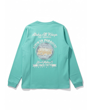 ﾌﾛﾝﾄﾗｲﾝﾌﾟﾘﾝﾄ長袖Tｼｬﾂ