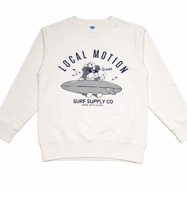 サーフドッグアーチプリント スウェット