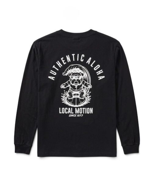 サーフドッグアーチ長袖Tシャツ