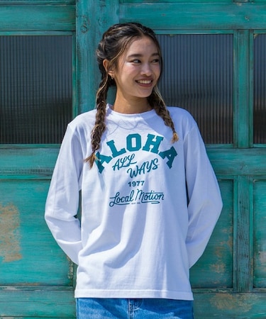 アロハアーチ長袖Tシャツ