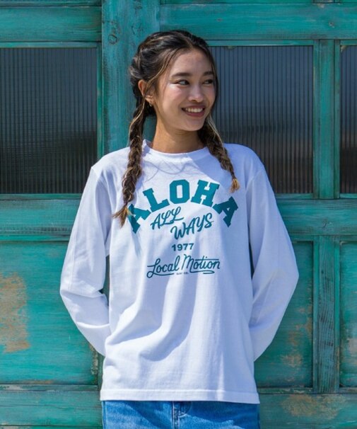 アロハアーチ長袖Tシャツ