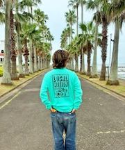 ｵﾌﾞﾛﾝｸﾞｻｰﾌﾊﾞｽ長袖Tｼｬﾂ