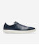 NAVY LEATHER BRNSH