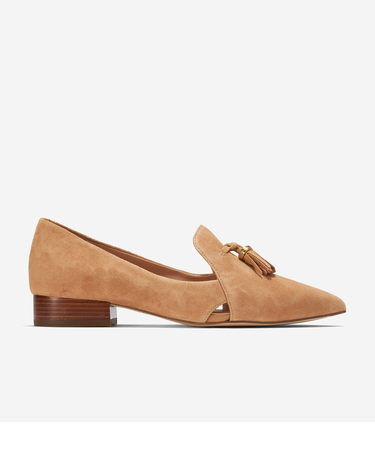 バーニャ タッセル フラット