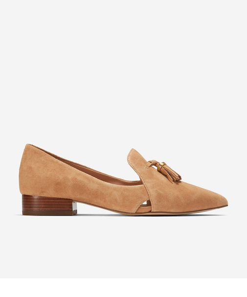 バーニャ タッセル フラット