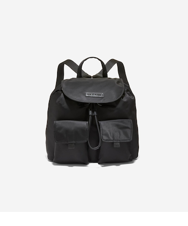 ナイロンフラップバックパック