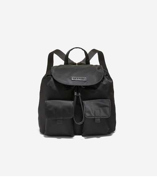 ナイロンフラップバックパック