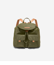 ナイロンフラップバックパック