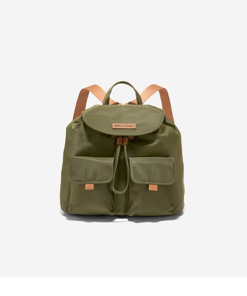 ナイロンフラップバックパック