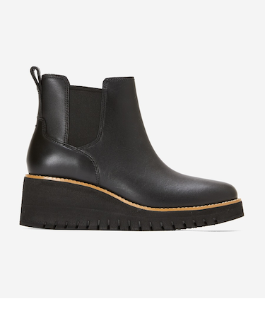 ゼログランド シティ ウェッジ ブーツ ウォータープルーフ