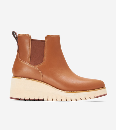 ゼログランド シティ ウェッジ ブーツ ウォータープルーフ