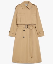 ピュア コットン トレンチ ジレ＆ジャケット