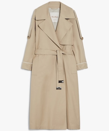 コットン ブレンド  トレンチ コート