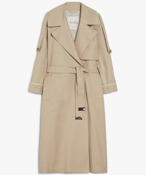 コットン ブレンド  トレンチ コート