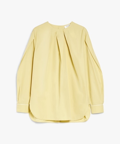 コットン ポプリン オーバーサイズ ブラウス