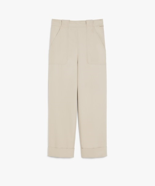 ピュア コットン ツイル パンツ