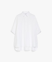 ピュア コットン ポプリン シャツ