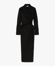 コットン ポプリン フィット ドレス